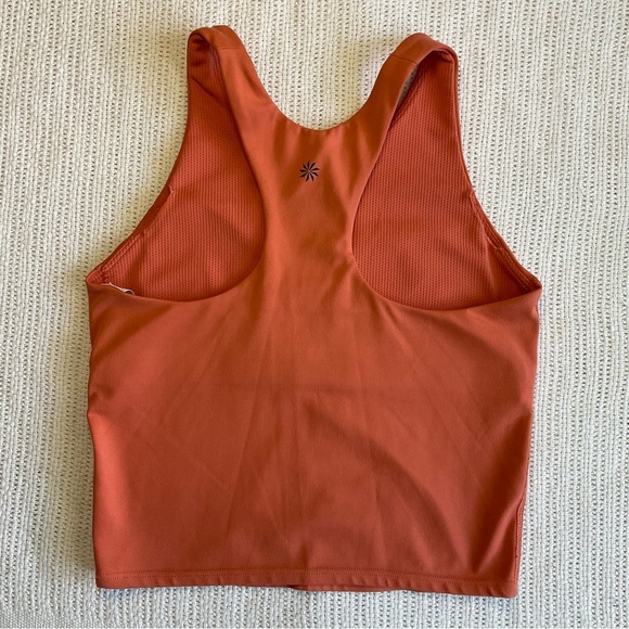 Athleta Fitted Orange Tank Top - Picture 2 of 9